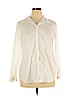 Charter Club 100% Cotton White Long Sleeve Button-Down Shirt Size 14 - photo 1