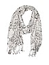 Liz Claiborne 100% Rayon Print White Scarf One size - photo 1