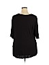 Sejour Black Short Sleeve T-Shirt Size 3X - photo 2
