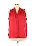Worthington 100% Polyester Red Sleeveless Blouse Size 2X - photo 1
