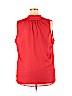 Worthington 100% Polyester Red Sleeveless Blouse Size 2X - photo 2