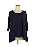 Eileen Fisher Blue Long Sleeve T-Shirt Size 3X - photo 1