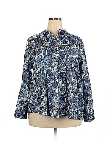DressBarn Long Sleeve Button-Down Shirt (view 1)