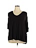 Sejour Black Long Sleeve Top Size 3X - photo 1