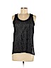 Simply Vera Vera Wang 100% Polyester Black Sleeveless Blouse Size M (petite) - photo 1