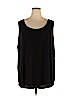 Terra & Sky Black Sleeveless Top Size 3X - photo 1