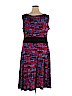 D.J. Summers Purple Casual Dress Size 2X - photo 2