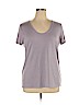 Athleta Purple Short Sleeve T-Shirt Size XL - photo 1