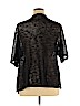 JM Collection 100% Polyester Black Cardigan Size XL - photo 2