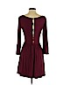 American Eagle Outfitters Burgundy Casual Dress Size XS - photo 2