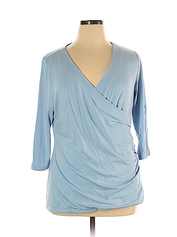 Soft Surroundings 3/4 Sleeve Top (view 1)