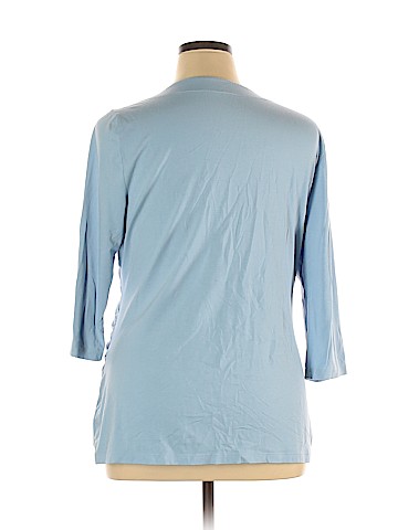 Soft Surroundings 3/4 Sleeve Top (view 2)
