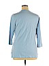 Soft Surroundings Blue 3/4 Sleeve Top Size 1X - photo 2