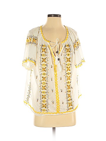 Calypso St. Barth Short Sleeve Blouse (view 1)