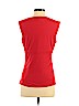 Carmen Carmen Marc Valvo Red Sleeveless Blouse Size M - photo 2