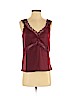 Forever 21 100% Polyester Burgundy Sleeveless Blouse Size S - photo 1
