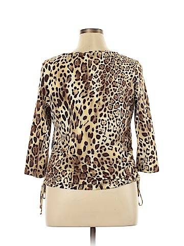 Caribbean Joe 3/4 Sleeve Top (view 2)