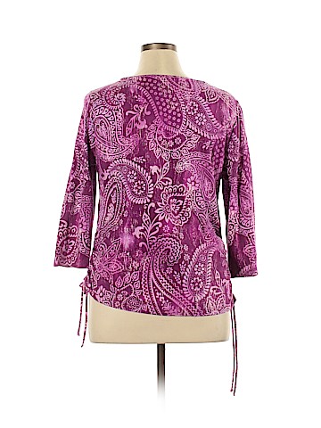 Caribbean Joe 3/4 Sleeve Top (view 2)