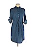 Calvin Klein 100% Lyocell Blue Casual Dress Size 8 (petite) - photo 1