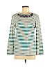 Tory Burch 100% Cotton Blue Long Sleeve Top Size M - photo 1