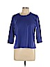 Draper's & Damon's Purple 3/4 Sleeve T-Shirt Size L (petite) - photo 1