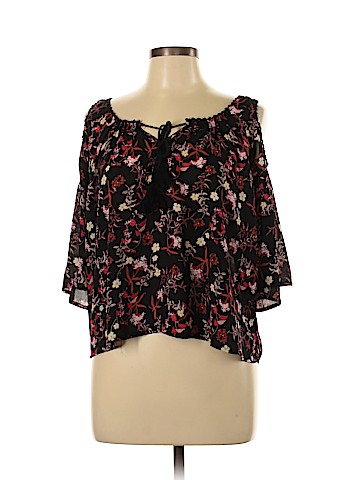 Paper Crane 3/4 Sleeve Blouse (view 1)