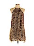 Zara 100% Polyester Brown Casual Dress Size L - photo 1