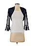 SL Fashions 100% Polyester Blue Shrug Size 4 (petite) - photo 1