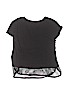 Bebe 100% Cotton Black Short Sleeve Top Size 10 - 12 - photo 2