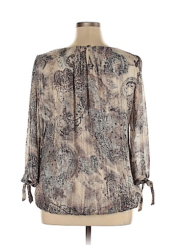 DressBarn Long Sleeve Blouse (view 2)