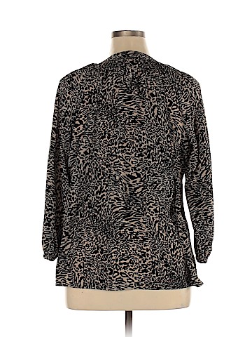Dana Buchman Long Sleeve Blouse (view 2)