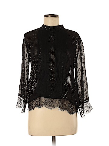 Topshop Long Sleeve Blouse (view 1)