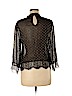 Topshop Black Long Sleeve Blouse Size 8 - photo 2
