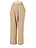 Stephanie Andrews 100% Polyester Tan Dress Pants Size 14 - photo 2