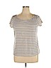 Ann Taylor LOFT Pink Short Sleeve T-Shirt Size XL - photo 1