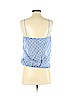 Splendid Blue Sleeveless Blouse Size S - photo 2