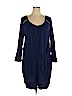 Just Fab 100% Rayon Blue Romper Size 1X - photo 1