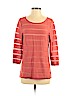 Ann Taylor LOFT 100% Cotton Orange Long Sleeve T-Shirt Size S - photo 1