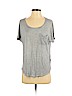 Soft Joie 100% Viscose Gray Short Sleeve T-Shirt Size S - photo 1