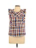J.Crew 100% Cotton Blue Short Sleeve Top Size 12 (petite) - photo 1