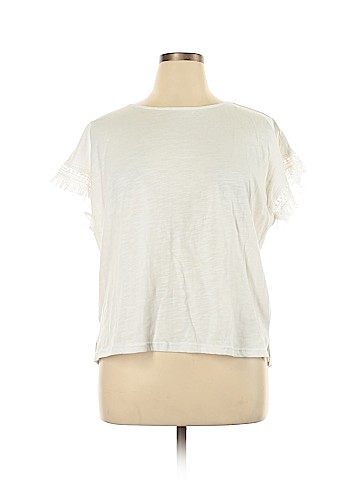 Ann Taylor LOFT Outlet Short Sleeve Blouse (view 1)