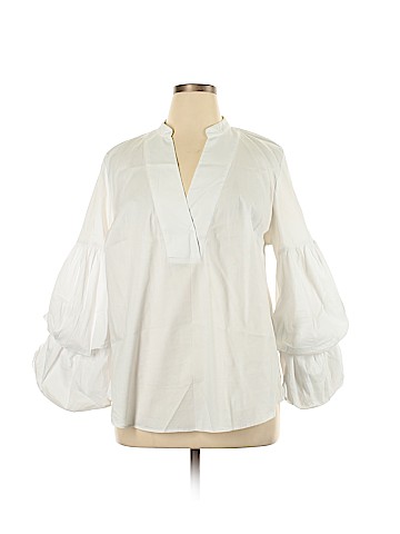 ELOQUII Long Sleeve Blouse (view 1)