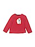 Janie and Jack 100% Cotton Red Long Sleeve T-Shirt Size 4 - photo 1