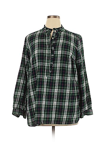 Ann Taylor LOFT Long Sleeve Button-Down Shirt (view 1)