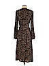 H&M 100% Viscose Brown Casual Dress Size 2 - photo 2