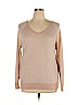 Ann Taylor LOFT Pink Sweatshirt Size XL - photo 1