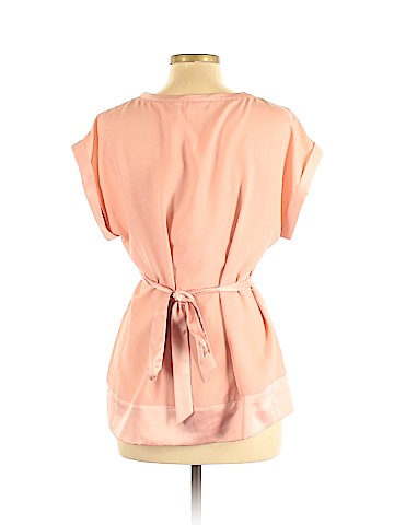 New York & Company Short Sleeve Blouse (view 2)