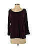 H&M 100% Polyester Burgundy 3/4 Sleeve Blouse Size S - photo 1