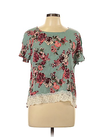 Rewind Short Sleeve Blouse (view 1)