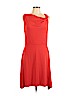Ann Taylor Orange Casual Dress Size L - photo 1